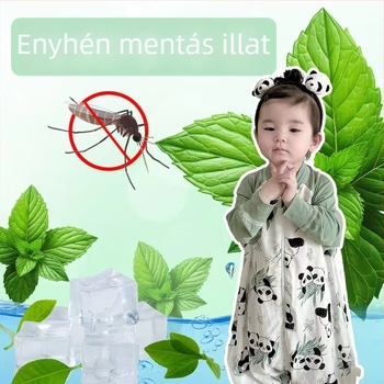 Baba- és totyogó korosztály számára alvózsák - bambusz rost anyag, töltet tiszta pamut, nyár, karikatúra minta, cipzár műgyanta kivitelben