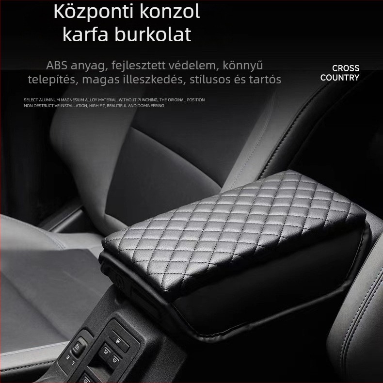 Ivinsi bőr könyöklőfedél Ford Mustanghoz – központi emelő párna