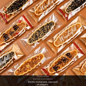 Nyalókák csomagoló zacskói, összetett kidolgozás, géppel zárva, kb. 100 darab/csomag, importált: Nem, licenc: keresse az ügyfélszolgálatot