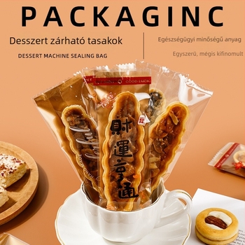 Nyalókák csomagoló zacskói, összetett kidolgozás, géppel zárva, kb. 100 darab/csomag, importált: Nem, licenc: keresse az ügyfélszolgálatot