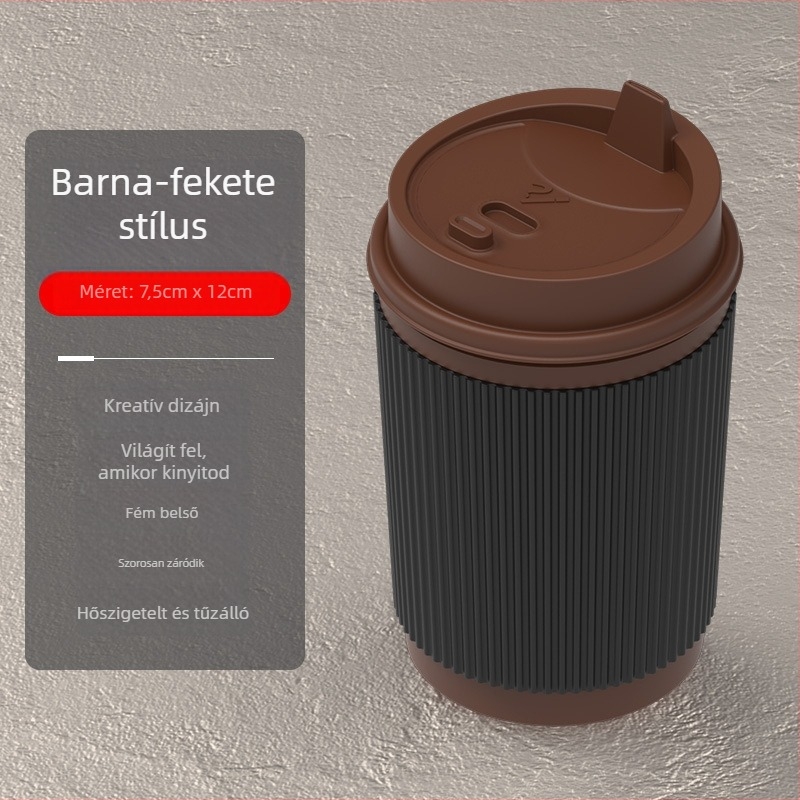 Autóba való hamutartó gyantából, LED világítással és fedéllel, kettős használat autó és otthon, súly 0,5 kg, öntéssel készült, első osztályú termék