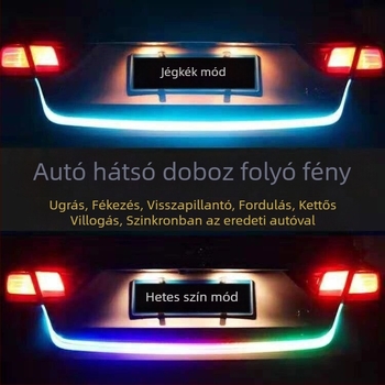 Hátulsó LED fénycsík autóhoz, 12V, 0,2A, SMD 5050, élettartam 500000 óra