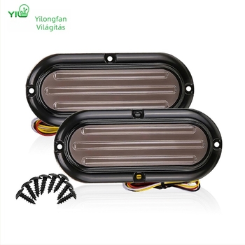 LED hátsó lámpa teherautókhoz és utánfutókhoz, modell YLF-T010, LED-enként 0,5 W, DC10-30V, 500 lm, 50 000 óra élettartam