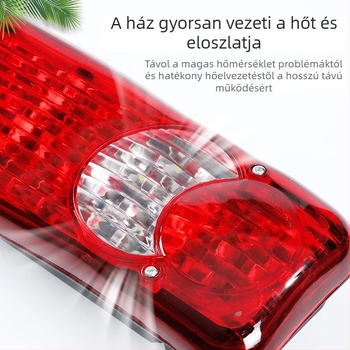LED hátsó lámpa teherautóhoz, 12V, 13.8W, 2835 LED-ek, 12500 lm, 8700K