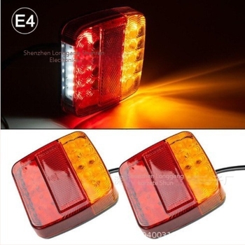 Autóhátsó lámpa, 26LED négyzet LED, 24V, 5W