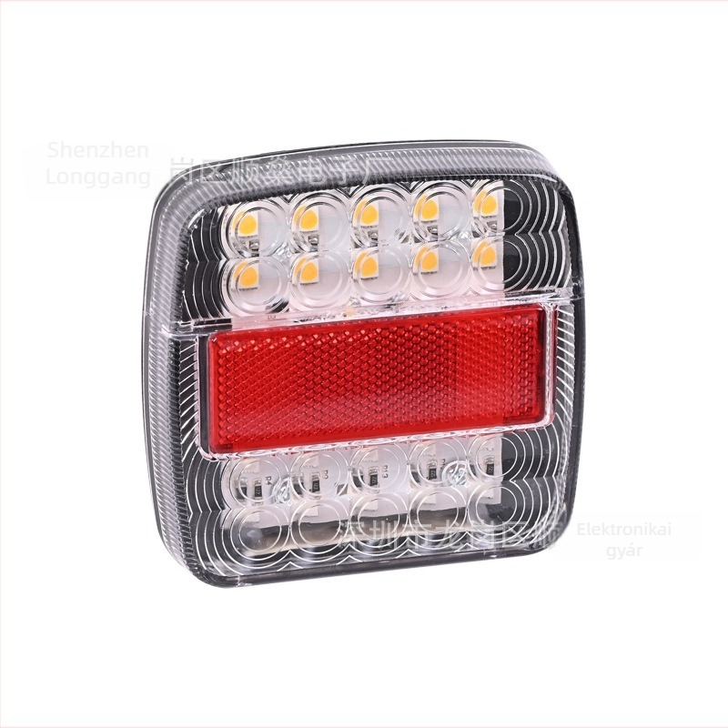 Autóhátsó lámpa, 26LED négyzet LED, 24V, 5W