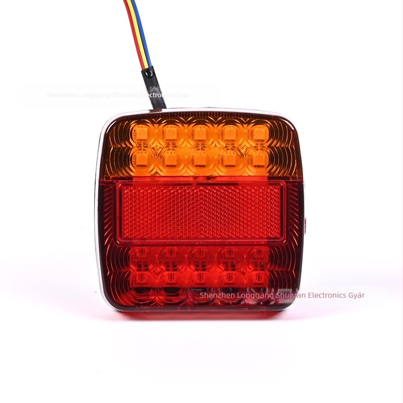 Autóhátsó lámpa, 26LED négyzet LED, 24V, 5W