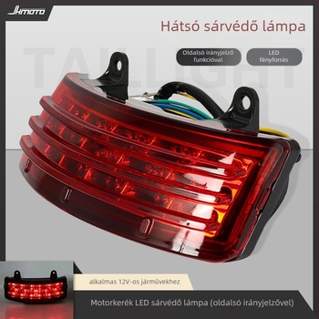 Motorkerékpár hátsó LED lámpa 12V, modell 65, áramerősség 15A