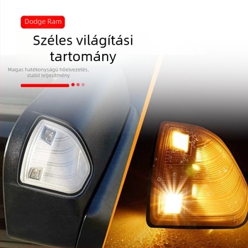 LED visszapillantó tükör irányjelző lámpa Dodge Ram 1500/2500, ABS, 12V, 5W