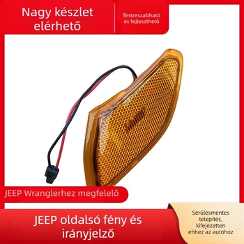 Jeep Wrangler oldalsó fényjelző, modellek 2018–2024, ABS, kódok 68302120AB 68302119AB