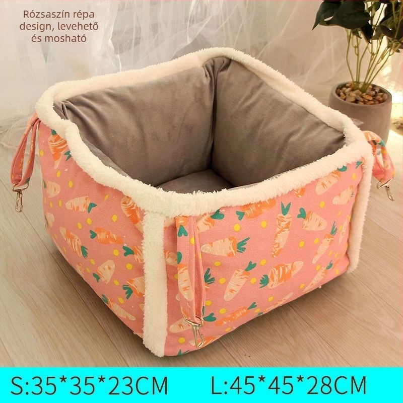 Fűből készült macskahammock, zárt téli fészek, függő macskaháló, Beijing-origin