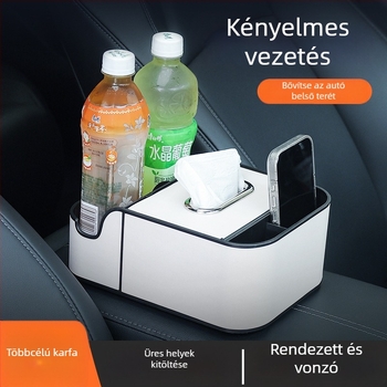 Autó bőr karfa tároló doboz – Többcélú központi konzol szervező (Minden modellhez)