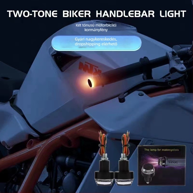 LED motorkerékpár kormánylámpa, 3W, 12V, 6500K, 50 000 óra