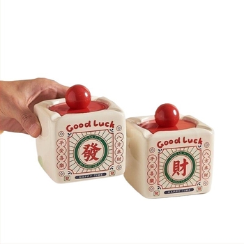 Fedeles hamutál otthoni használatra, imitált kerámia dizájn, nosztalgikus nemzeti stílusú dekoráció, modell 985, márka Phoenix Times