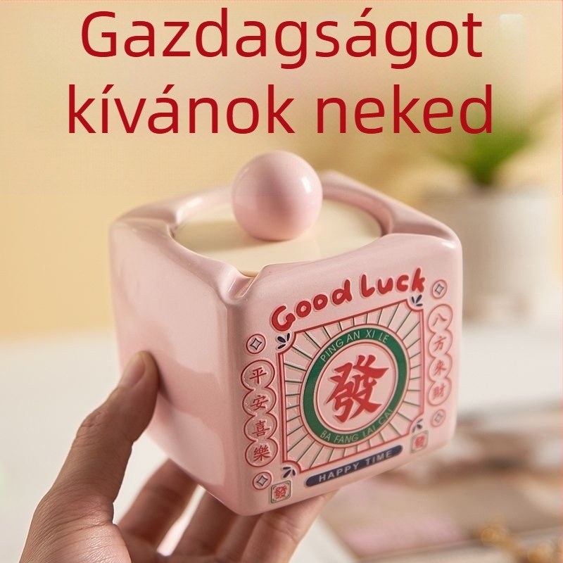 Fedeles hamutál otthoni használatra, imitált kerámia dizájn, nosztalgikus nemzeti stílusú dekoráció, modell 985, márka Phoenix Times