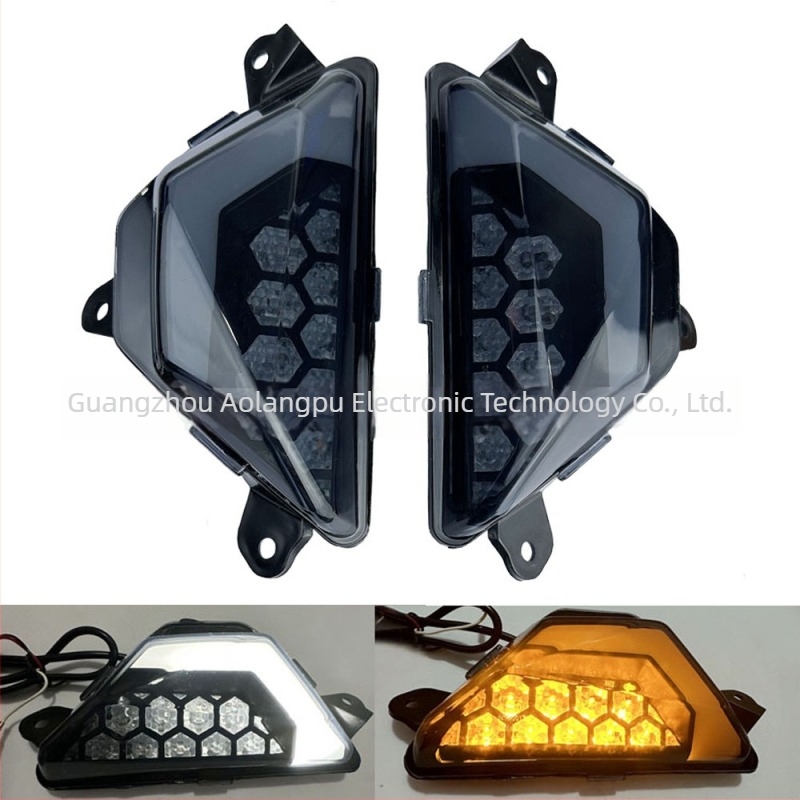 LED irányjelző lámpa Kawasaki Ninja 400/650/300/250/1000/ZX6R/Z1000SX – 12V, 5W LED, műanyag ház