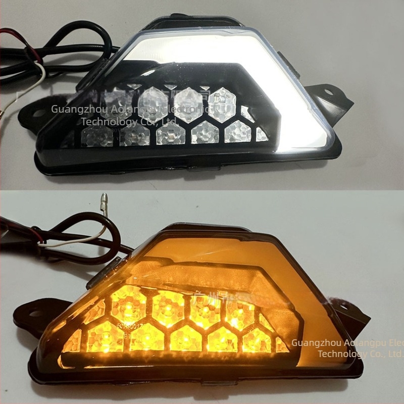 LED irányjelző lámpa Kawasaki Ninja 400/650/300/250/1000/ZX6R/Z1000SX – 12V, 5W LED, műanyag ház