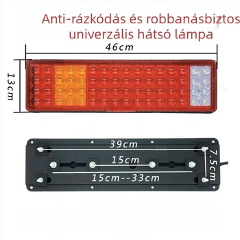 Runlin LED hátsó lámpa teherautóhoz és utánfutóhoz, LED fényforrás, modell LED Taillight, kiegészítő BJG-R-0009