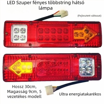 LED hátsó lámpa, modell 131, 12V/24V, 2W, 300LM
