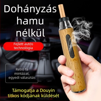 Autó hamutartó, hordozható, fémből, modell 068, 30 g, gravírozott kivitel
