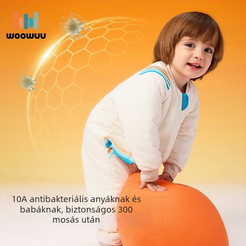 Minden évszakos baba alvássapka, őszi–téli vastagabb változat, 100% pamut, külön lábbal, megfelelő újszülötteknek