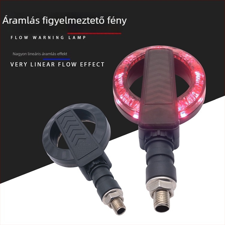 Motorkerékpár LED nappali fény és jelzőfény, 12V, 2W, modell 0124, ABS+LED, élettartam 60000 óra