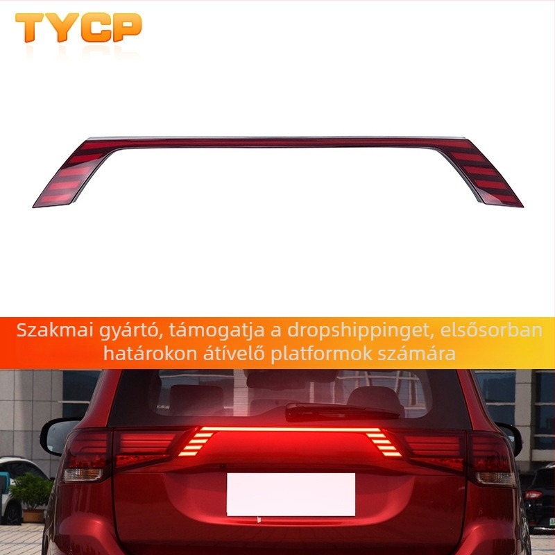 Outlander hátsó lámpa, dinamikus szekvenciális fény, 12V, 5000 lm, 50 000 óra, PC