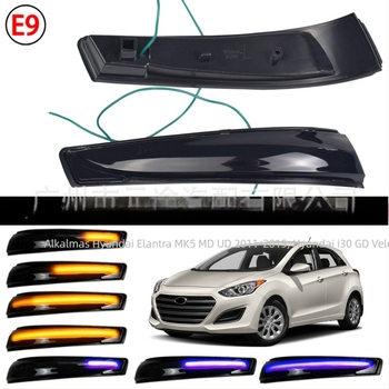 Indexlámpa Hyundai Elantra MK5/MD/UD, Veloster, i30 GD – ABS, 12V, 3W LED, modell L-Hy-06-Blue