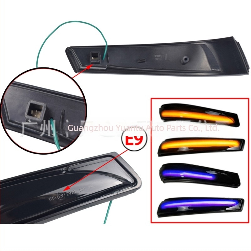 Indexlámpa Hyundai Elantra MK5/MD/UD, Veloster, i30 GD – ABS, 12V, 3W LED, modell L-Hy-06-Blue