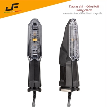 LED motoros jelzőfények - első és hátsó, 12V, műanyag ház, univerzális illeszkedés