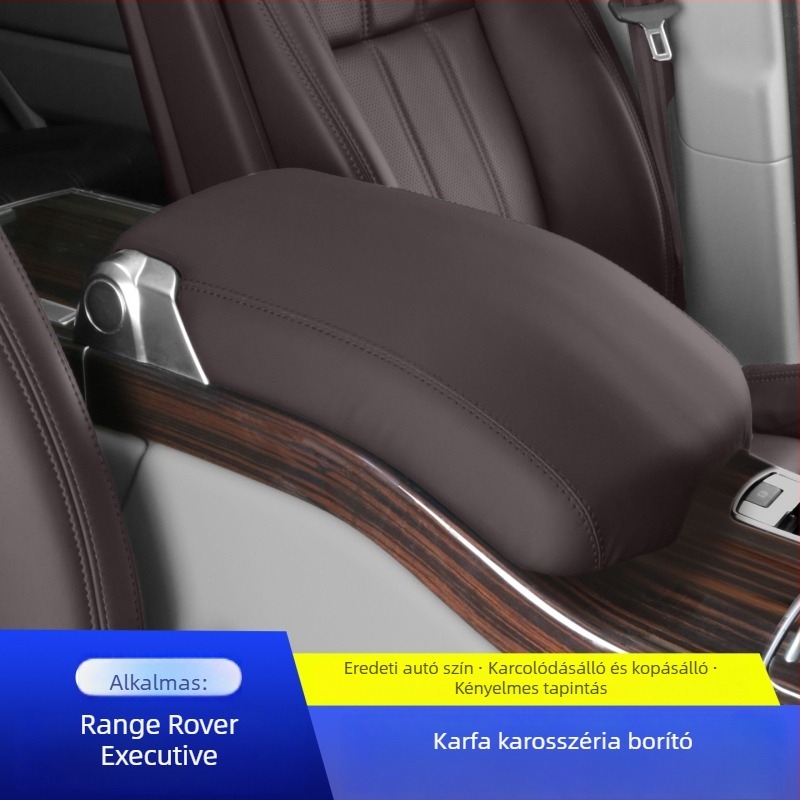 Range Rover Autobiographyhoz központi konzol kartámasz fedél (2013–2017), bőr, járműspecifikus illeszkedés