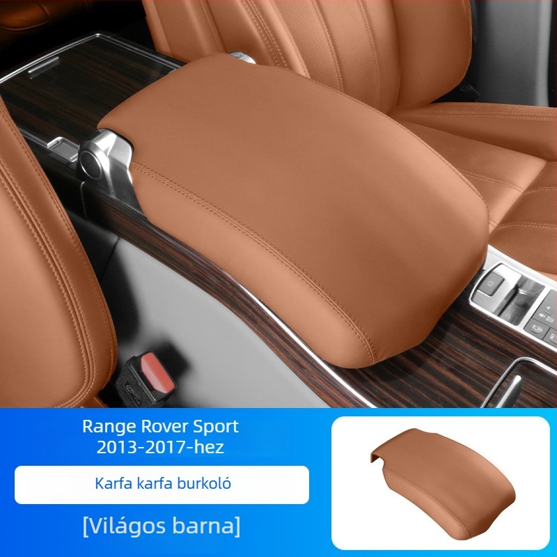 Range Rover Autobiographyhoz központi konzol kartámasz fedél (2013–2017), bőr, járműspecifikus illeszkedés