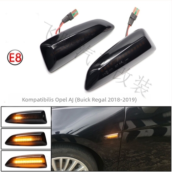 LED dinamikus sárvédő oldalsó lámpa Opel Astra J/K és Crossland X (2009–2019) – 5W, 12V, 7200K, 50 000 óra