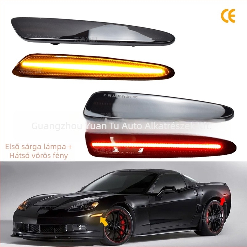 ABS oldalsó lámpa Chevrolet Corvette C6 2005-2013 | 12V, 3W, első-hátsó szerelés, modellek 10440721/10440722/GM2551196/10316651