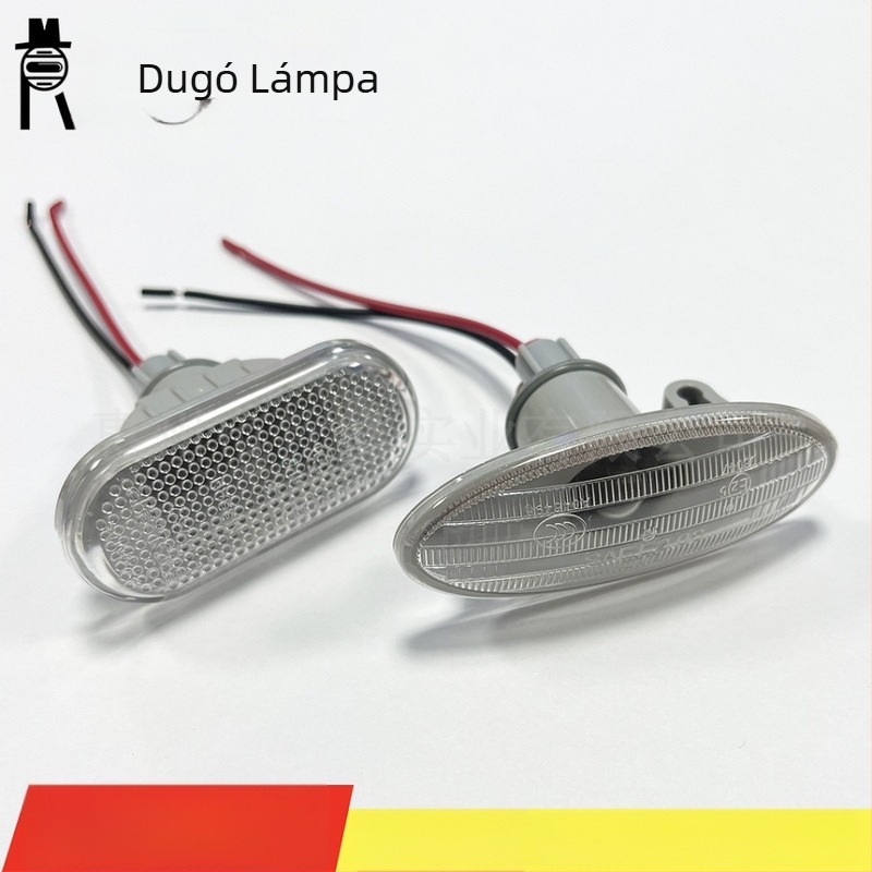 Nissan Tiida sárvédő lámpa – oldalsó jelzőlámpa izzóbázissal, 12V, modellek 26160-89900 / 26160-ax00a, 50 000 óra élettartam