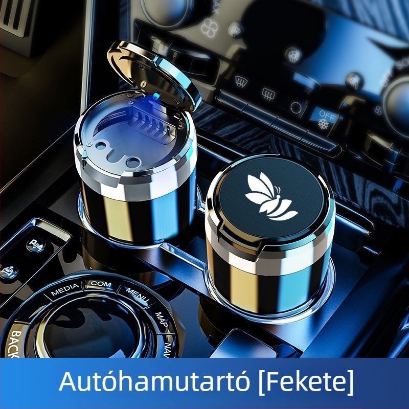 Xiangtaoqi Xtq02 kerámia autó- és otthoni hamutartó fedővel, 260 g