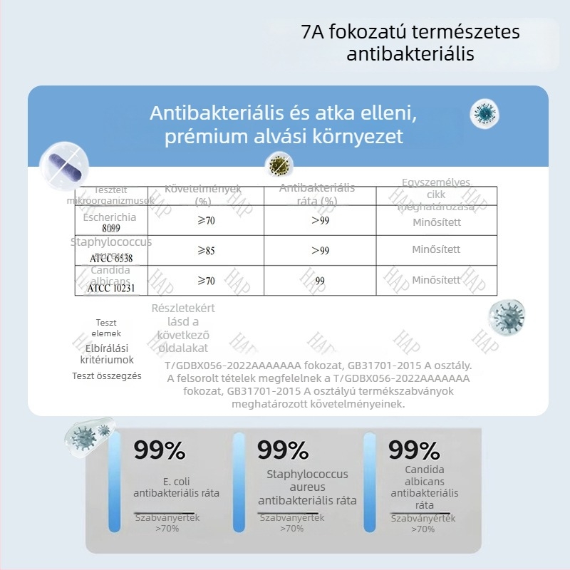 Pamutból készült baba alvózsák cipzárral és szétválasztott lábakkal, termosztatikusan szabályozható, őszi–téli vastag