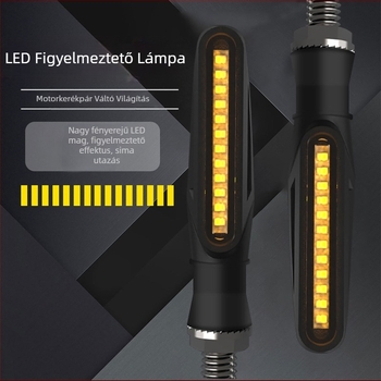 Motorkerékpár LED irányjelző, univerzális, 12V, modell motor051, élettartam 50000 óra