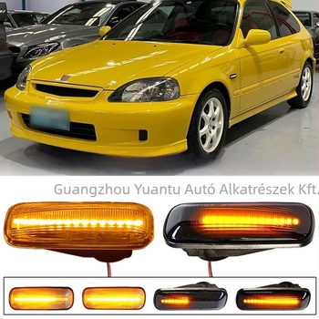 Honda Civic EK 2/3/4D és CR-V oldalsó sárvédő fény dinamikus irányjelzővel, 12V, 3W, 2400 lm