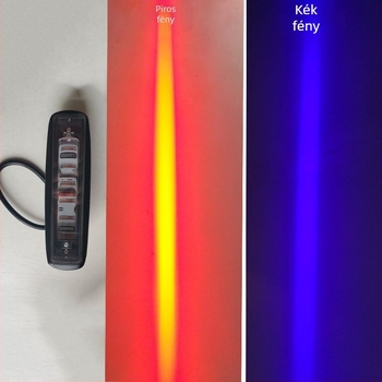 LED fénycsík targoncához - figyelmeztető fény, 20W, 10-80V, edzett üveg, élettartam 1000 h