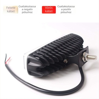 LED fénycsík targoncához - figyelmeztető fény, 20W, 10-80V, edzett üveg, élettartam 1000 h