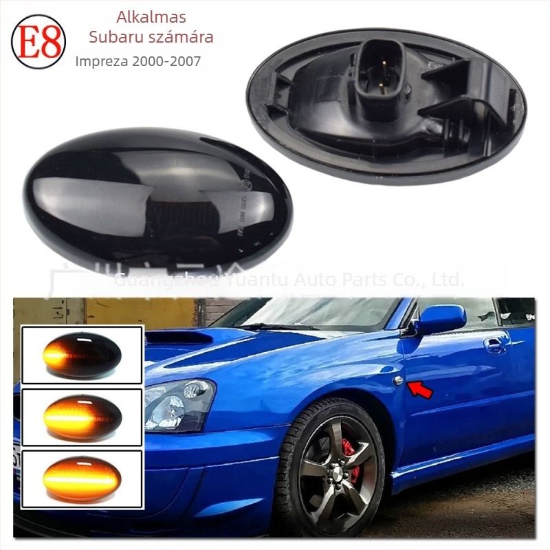 Dinamikus LED oldalsó jelzőfény Subaru Forester/Impreza 2002–2007, 12V, ABS, 3W, modellek 84401SA001/84401SA000