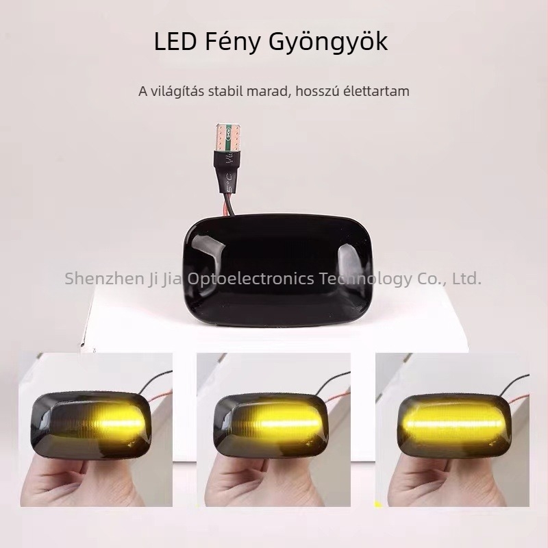 LED oldalsó fény a Toyota Land Cruiser 70/80/100 sorozathoz - 12V, 3W, 6500K, ABS