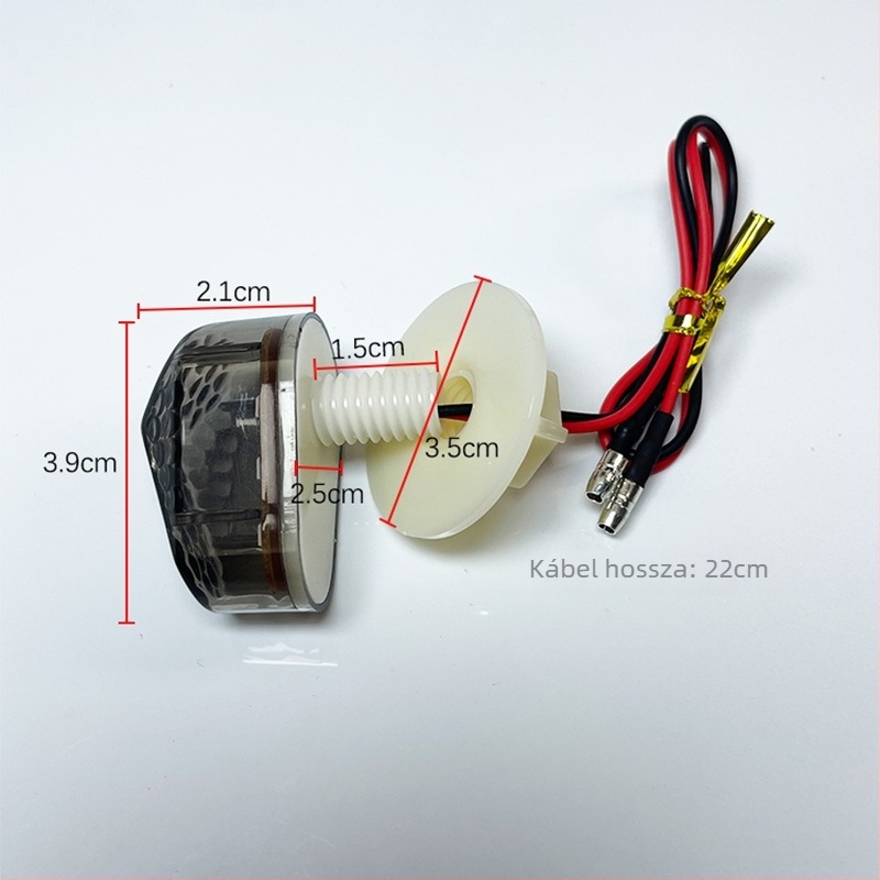 LED irányjelző lámpa Yamaha nagy teljesítményű sportmotorkerékpárhoz, CC-080, ABS ház, 12V