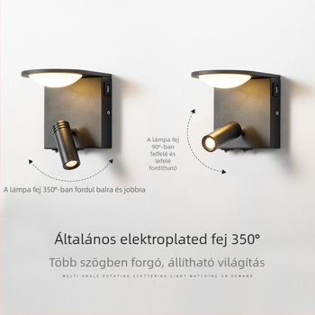 Fali lámpa akril árnyékolóval, LED világítás, modern minimalista stílus (Akril árnyékoló; LED világítás; Modern minimalista stílus; Smart típus 40907275)
