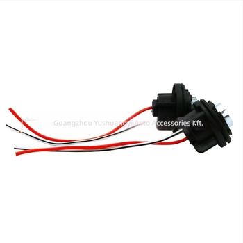 Autó LED univerzális aljzat-kábel csatlakozó 1156/1157 BA15S PY21W, lámpa tartó jelző/féklámpa (Model S25T; Alkatrész-szám S25AB; Anyag ABS; Élettartam 500000)