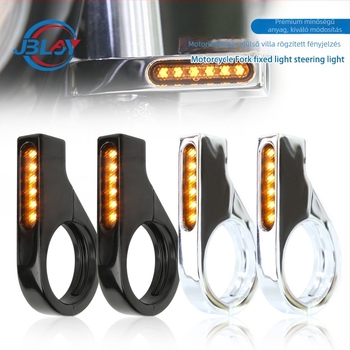 Csatolt LED indexlámpa 12V-os motorkerékpárokhoz, alumínium ötvözet ház, 3W LED