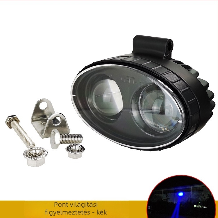 Villástargoncához LED riasztó fény, 8W, 12-60V, LM-2108, PC és alumínium ház, 10000 órás élettartam