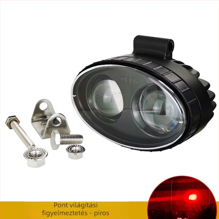Villástargoncához LED riasztó fény, 8W, 12-60V, LM-2108, PC és alumínium ház, 10000 órás élettartam
