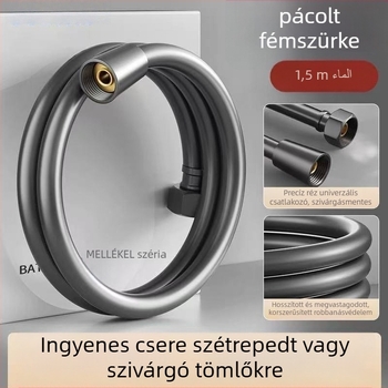 Zuhanyzótömlő kiegészítőcső PVC fejjel, JM074modell, CE tanúsítva